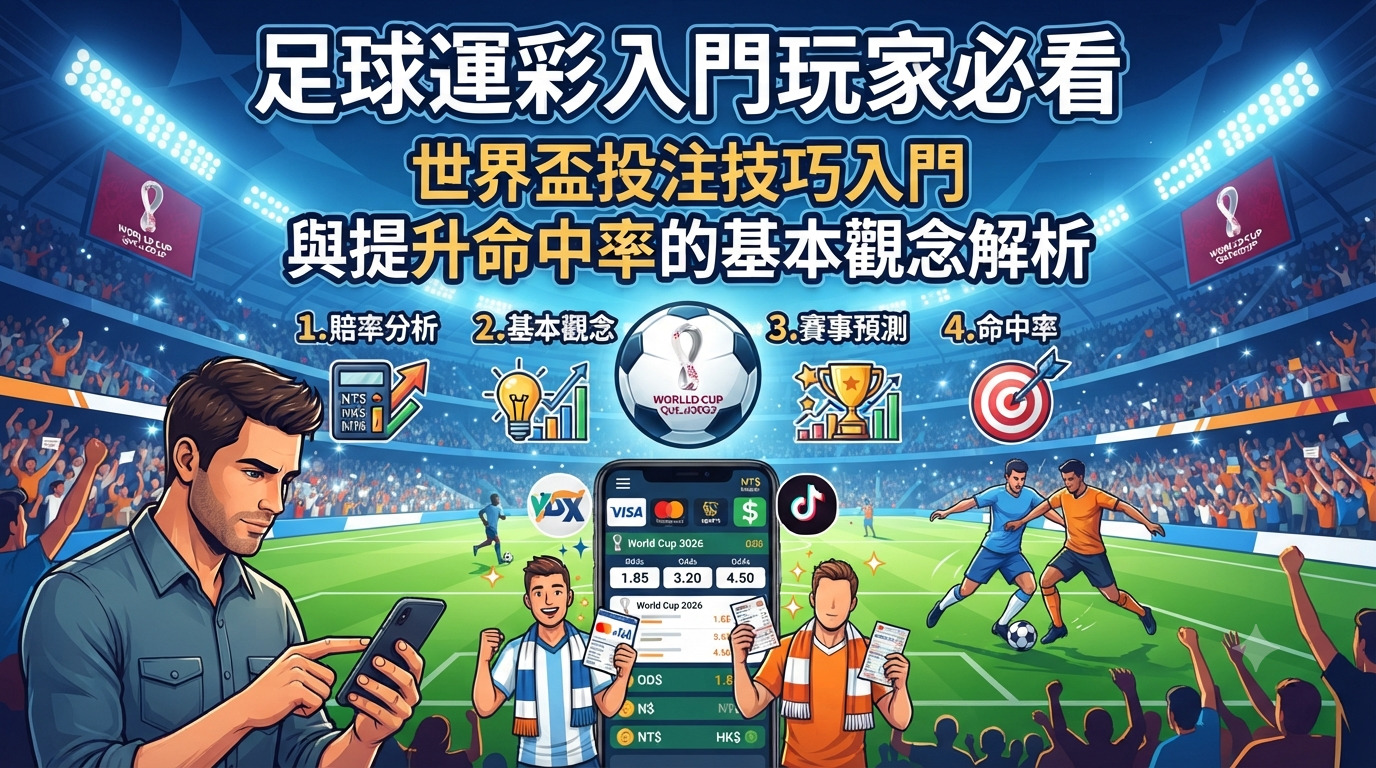 足球運彩入門玩家必看：世界盃投注技巧入門與提升命中率的基本觀念解析